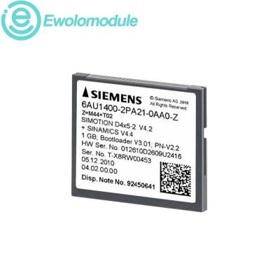 Cartão CompactFlash de 1 GB Siemens 6AU1400-2PA23-0AA0-Z SIMOTION D4x5-2 com opções