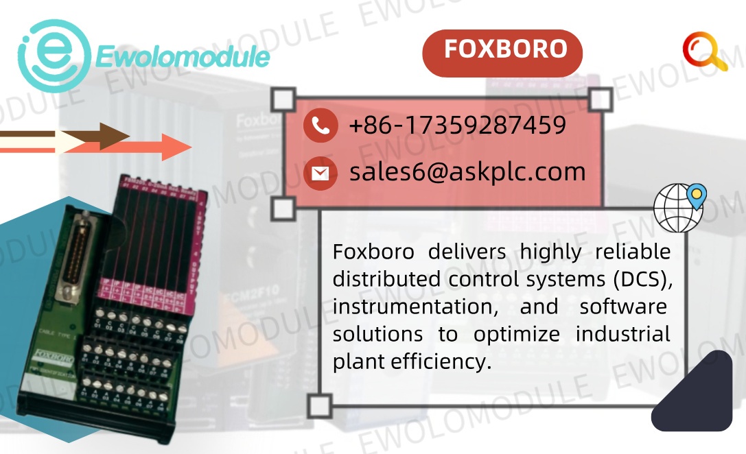 FOXBORO FCM2F10 P0916TQ: Módulo de controle de fluxo aumentando a precisão e a sincronização de rede em utilitários complexos